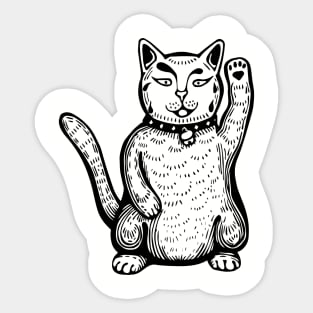 Maneki Neko Sticker